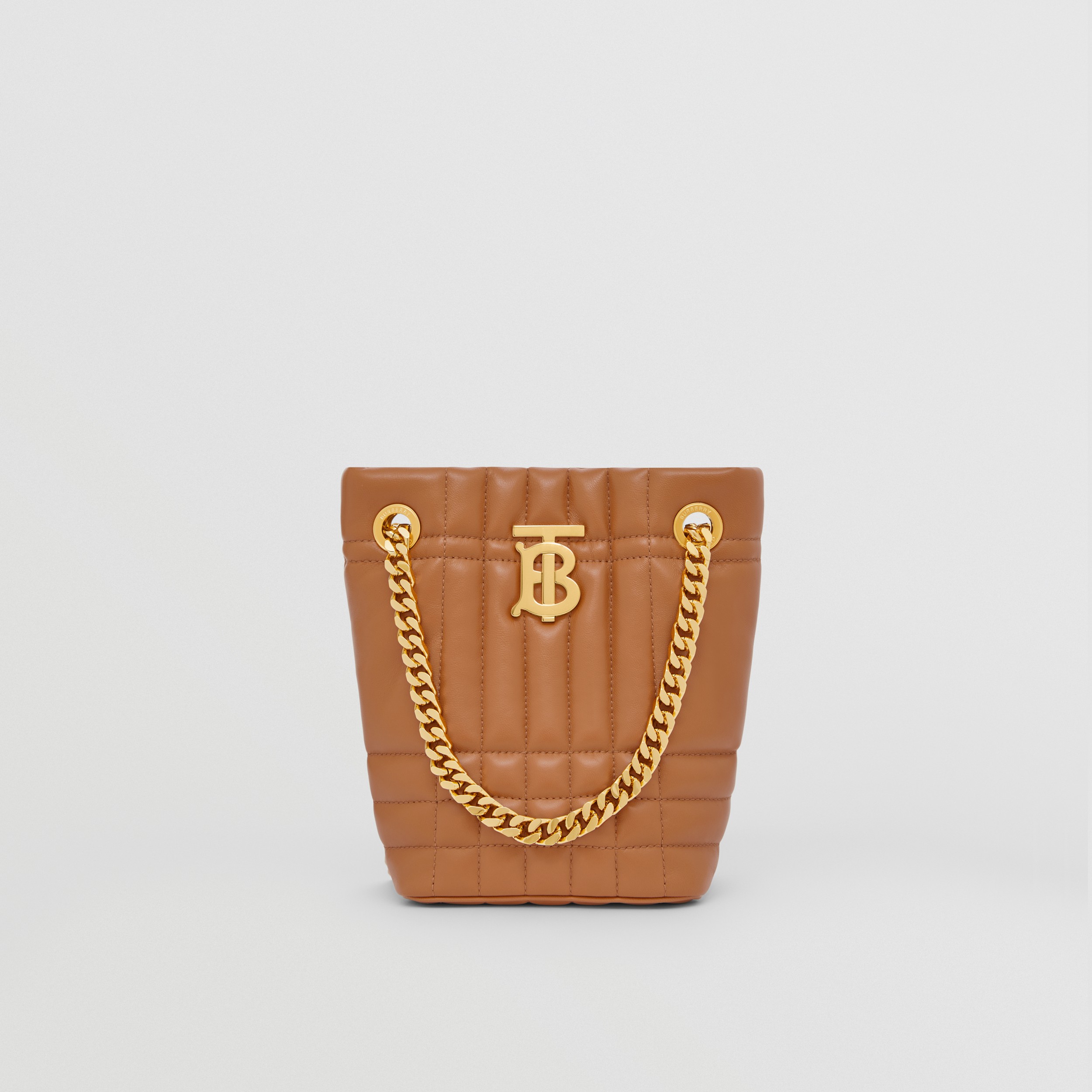 ミニ キルティング ラムスキン ローラ バケットバッグ (メープルブラウン) - ウィメンズ | Burberry®公式サイト ミニ キルティング ラムスキン ローラ バケットバッグ (メープルブラウン) - ウィメンズ | Burberry®公式サイト