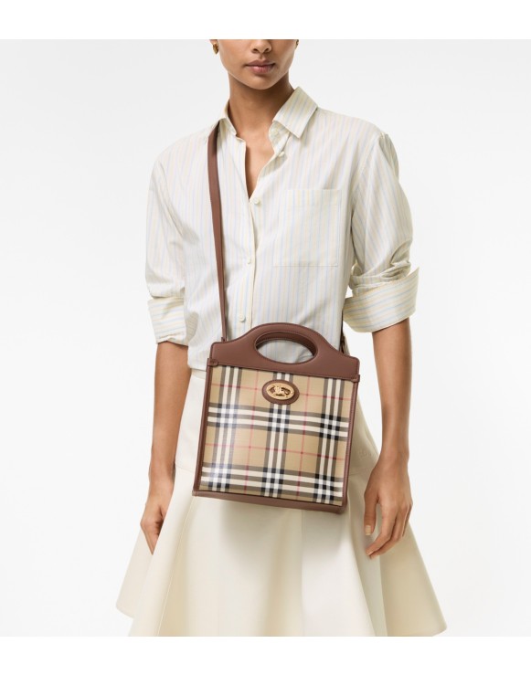 ウィメンズ デザイナーバッグ | チェック&レザーバッグ | Burberry