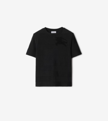EKD Cotton T-shirt in Black | Burberry® Official