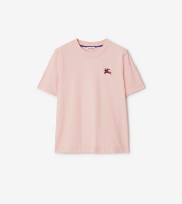 BURBERRY ピンク Tシャツ 14Y レディース Cotton T-shirt in Bouquet pink - Women | Burberry® Official