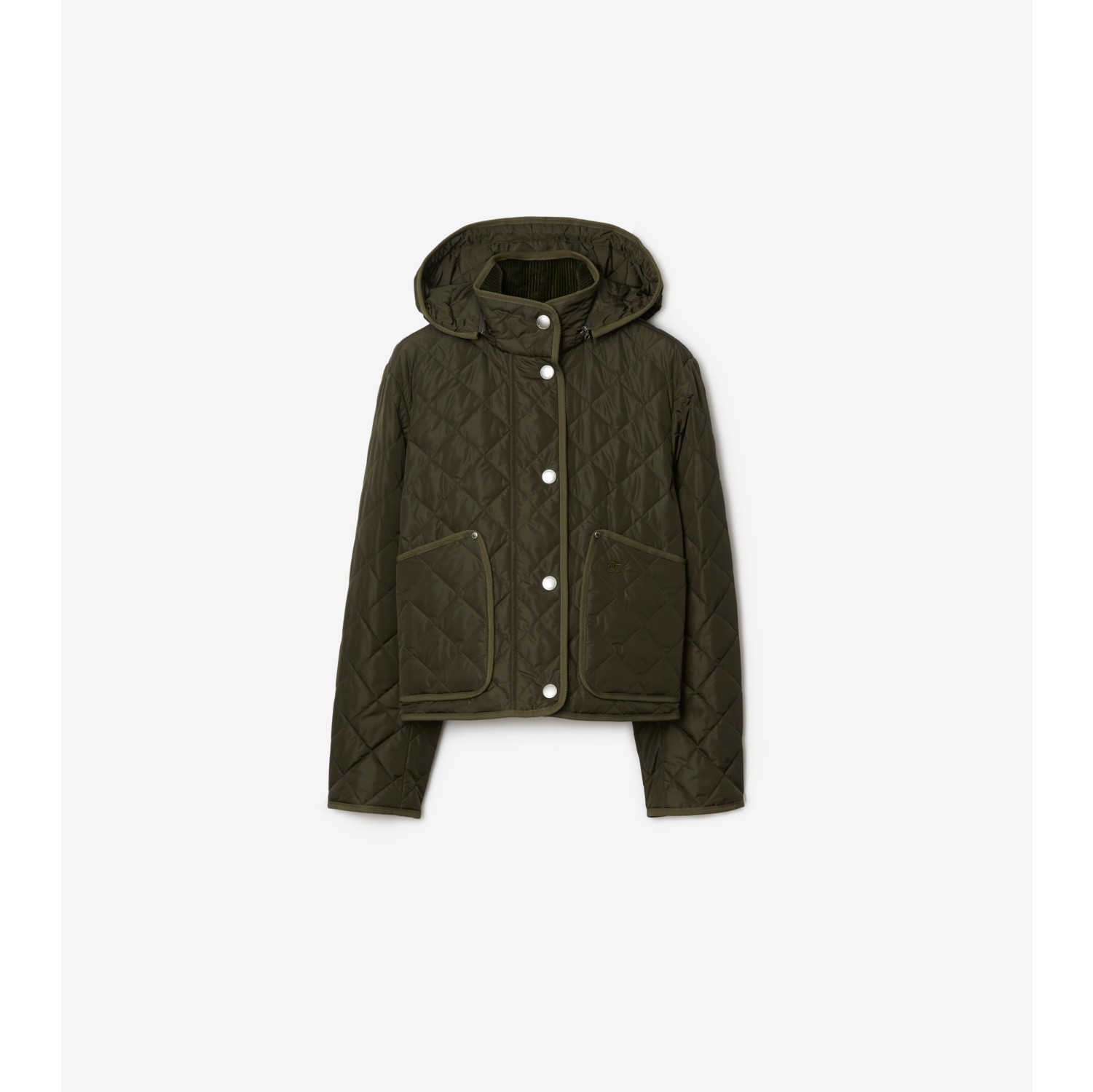 Burberry green clearance parka