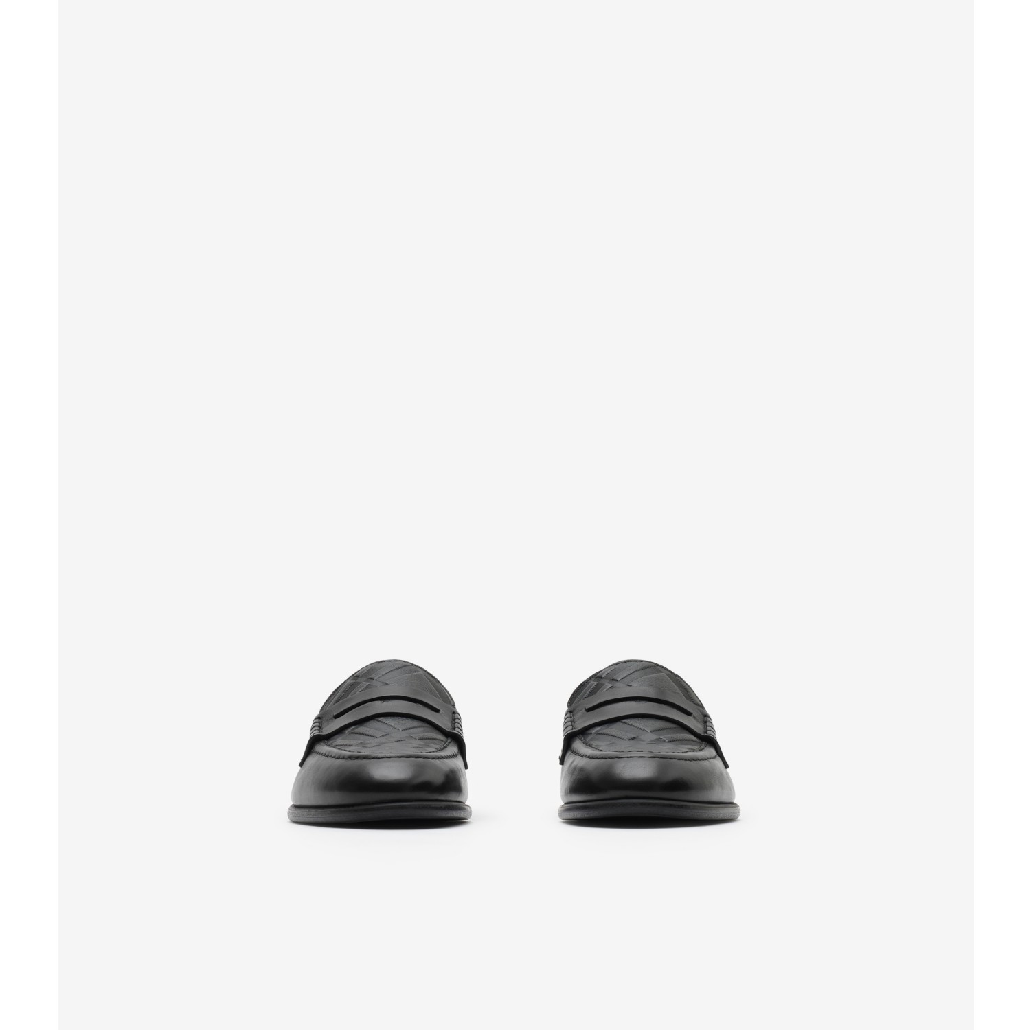 Check Leather Opal Loafers