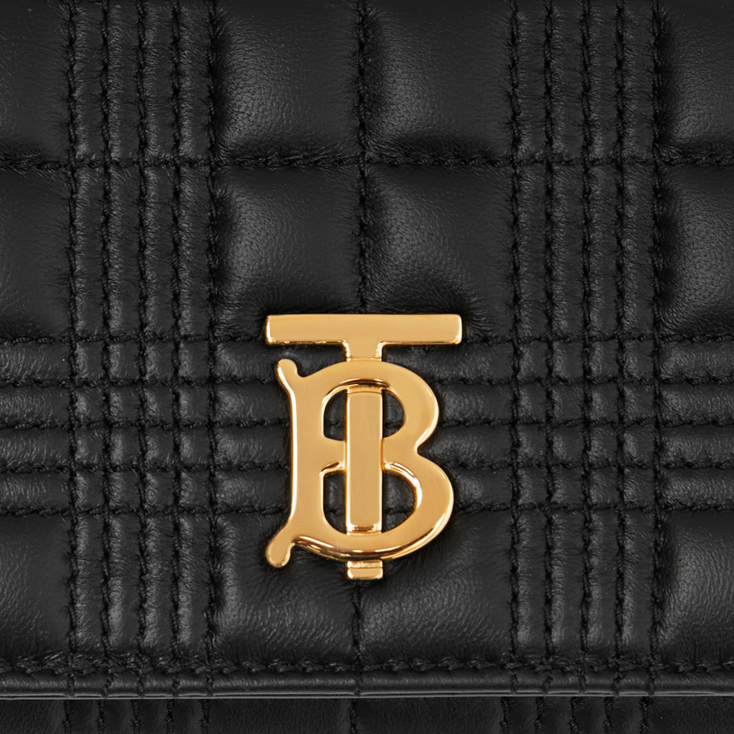 Quilted Leather Lola Continental Wallet in Black - Women | Burberry® Official - 2