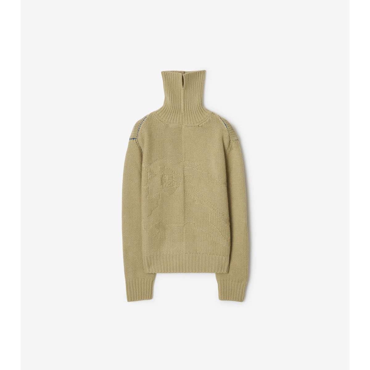 Shop Burberry Ekd Cashmere Sweater In Hunter