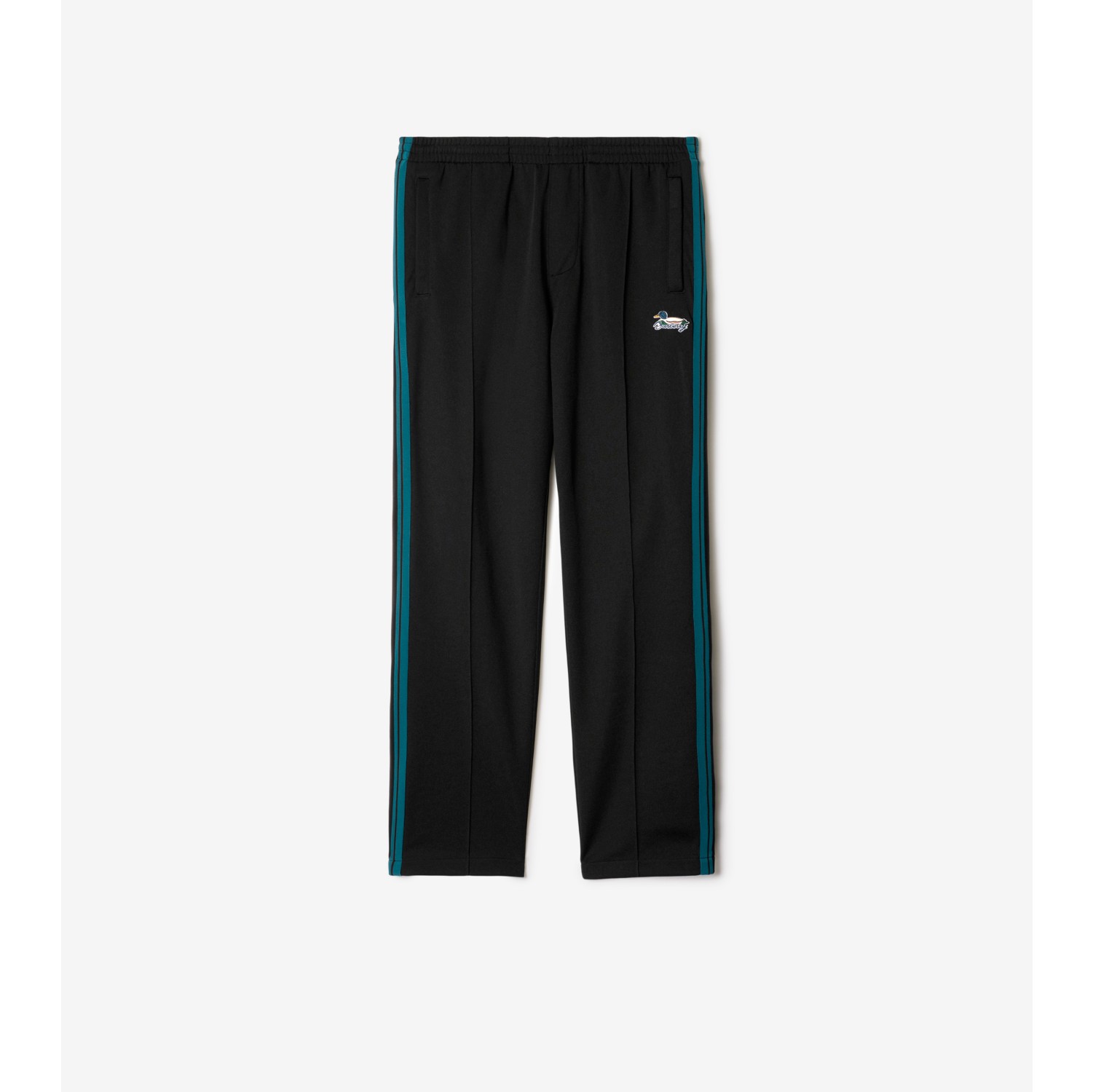 Track pants de malha com listras