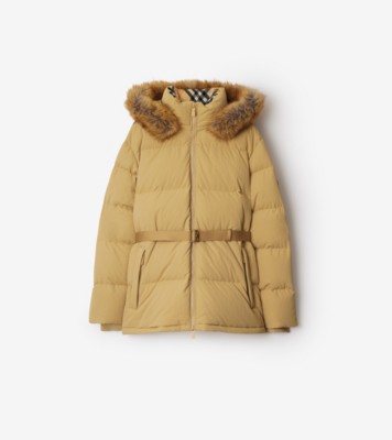 Burberry jacket with fur hood hotsell