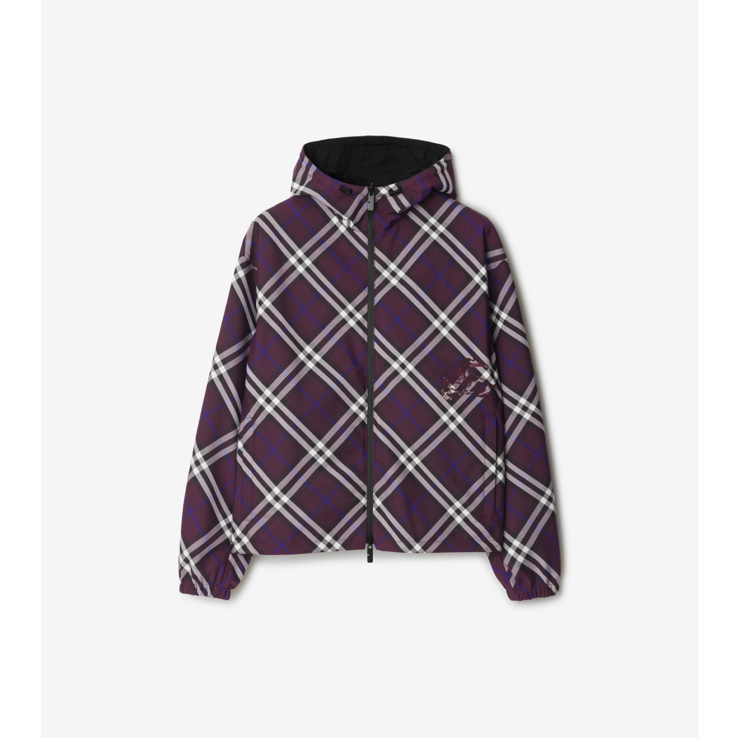 Reversible Check Jacket in Pansy Men Burberry Official