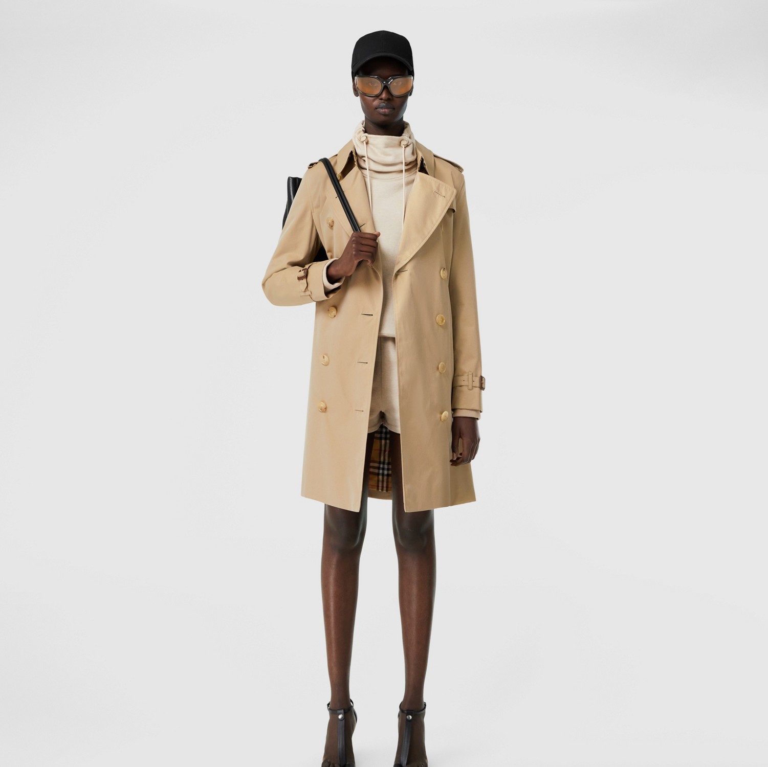 Trench coat Heritage The Kensington (Miele) - Donna | Sito ufficiale Burberry®
