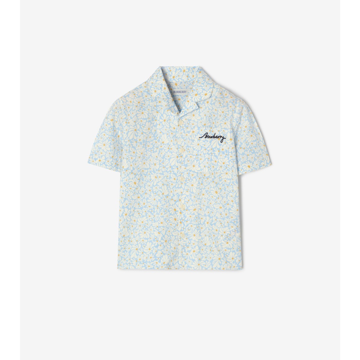  Embroidered Daisy Poplin Shirt