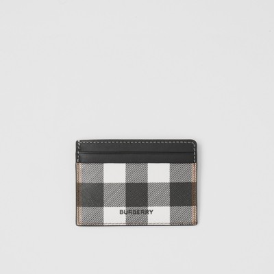 チェック&レザー カードケース (ダークバーチブラウン) - メンズ | Burberry®公式サイト チェック&レザー カードケース (ダークバーチブラウン) - メンズ | Burberry®公式サイト