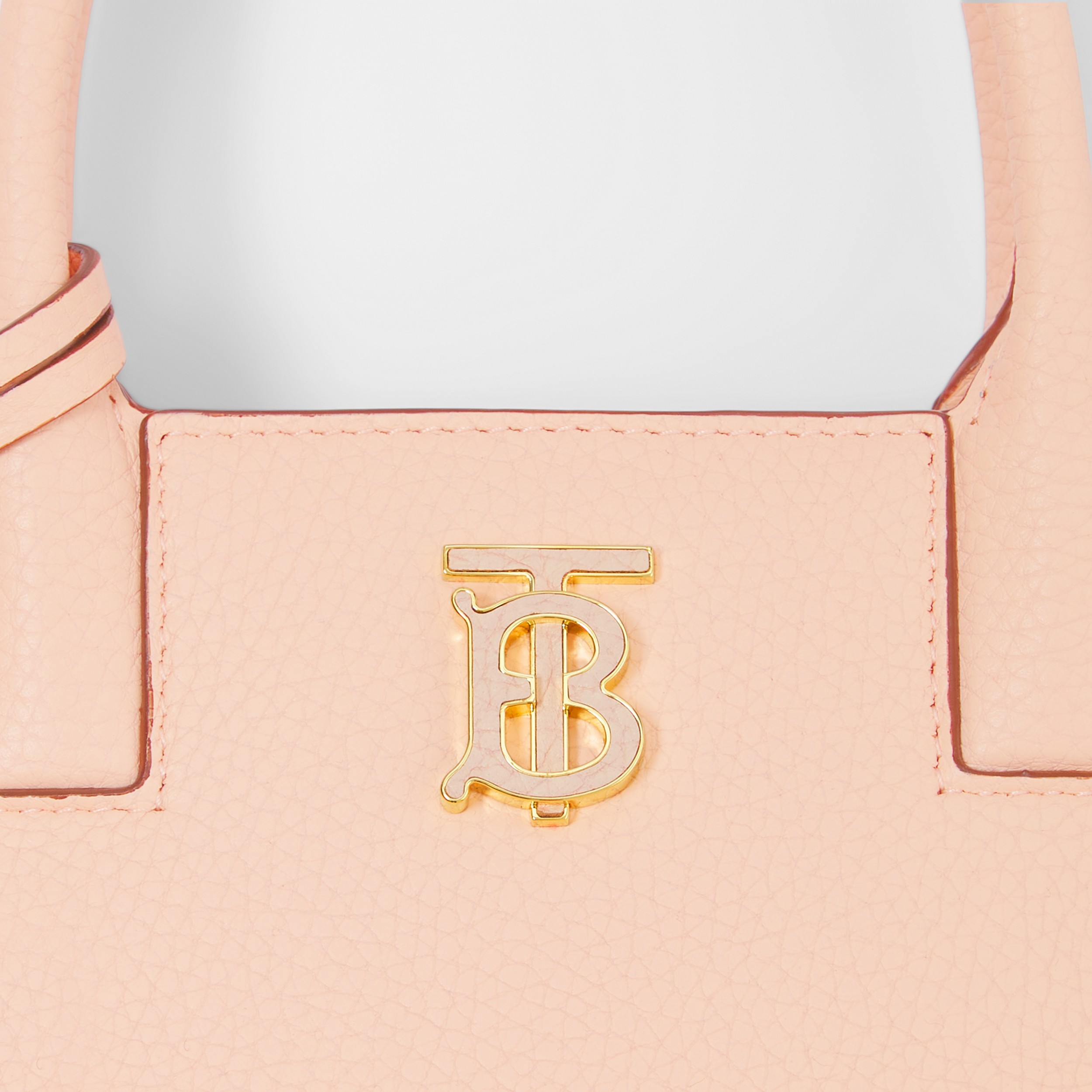 Mini Leather Frances Bag in Peach Pink - Women | Burberry® Official - 2