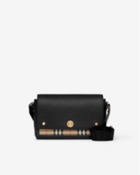 黑色Burberry格纹Note包