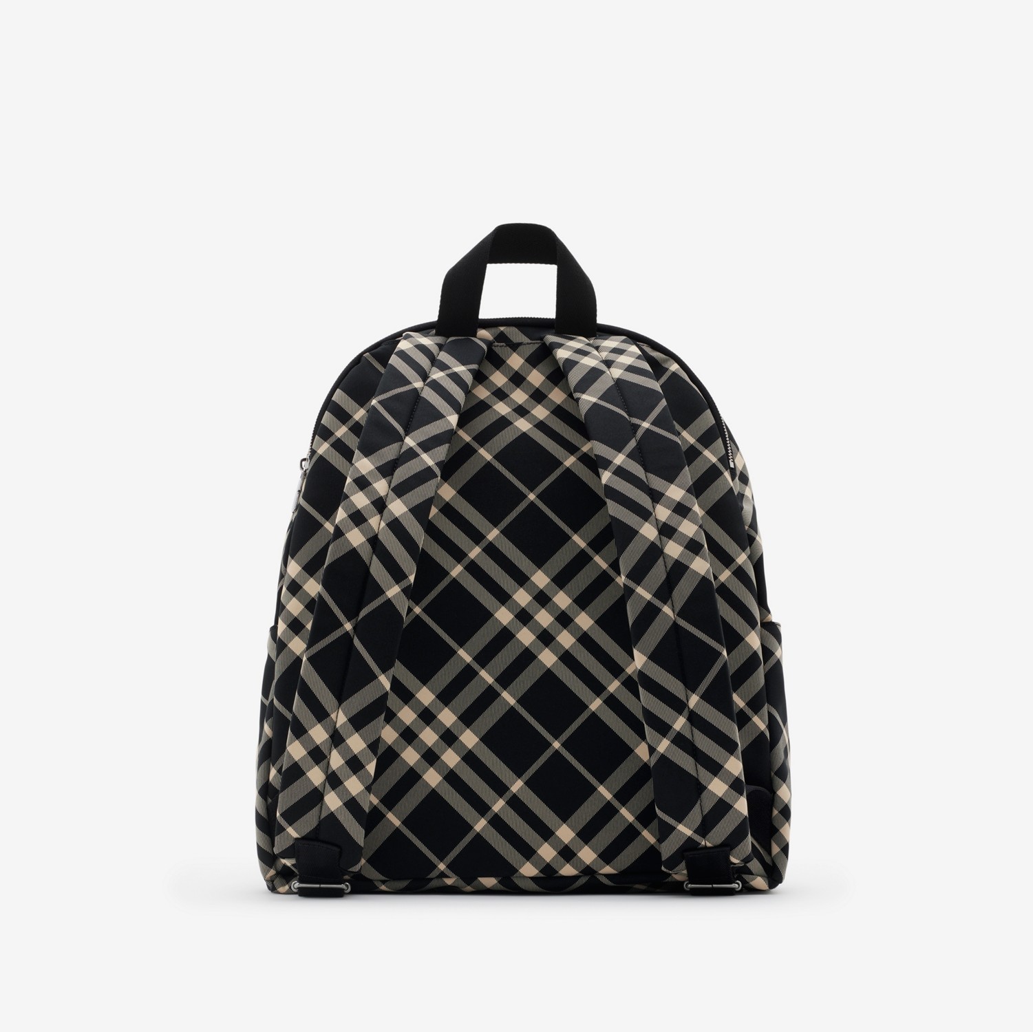 Check Backpack in Black/calico - Men, Nylon | Burberry® Official Check Backpack in Black/calico - Men, Nylon | Burberry® Official