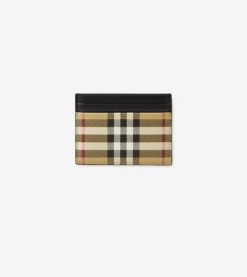 Jade vintage check card case on a chain sale