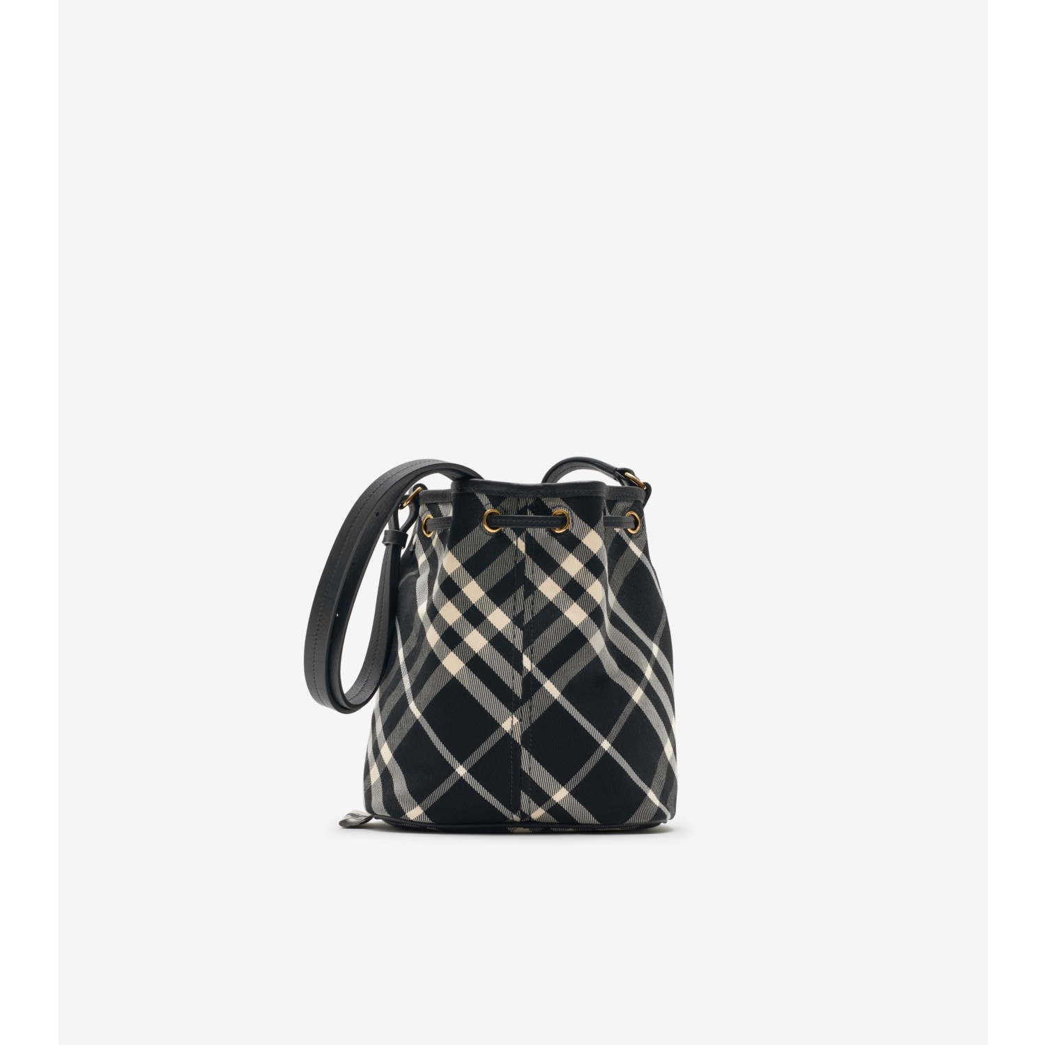 Mini Check Bucket Bag