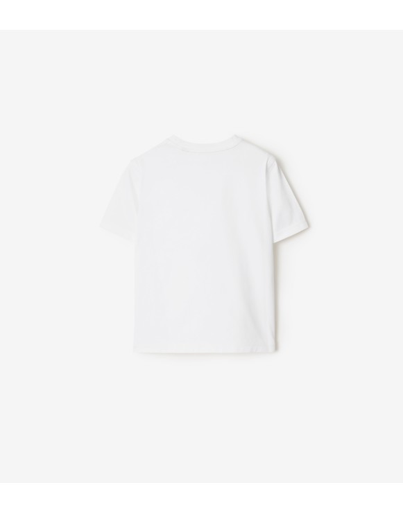 Camiseta de algodão com estampa de guarda londrino