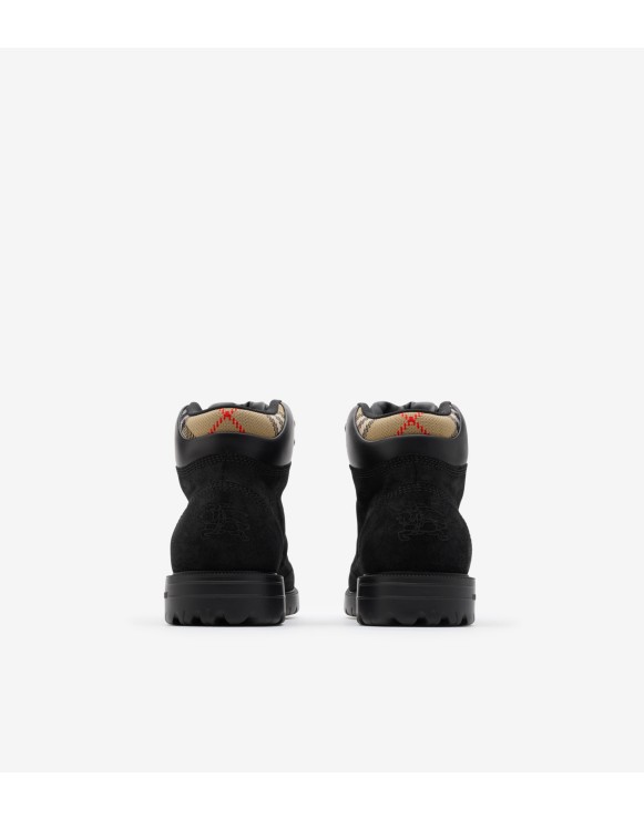 Bottines de randonnée Moor en cuir velours​