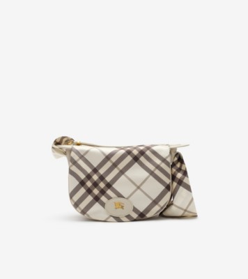 Burberry リボン バッグ (ライトベージュ) - ウィメンズ, シルク | Burberry®公式サイト