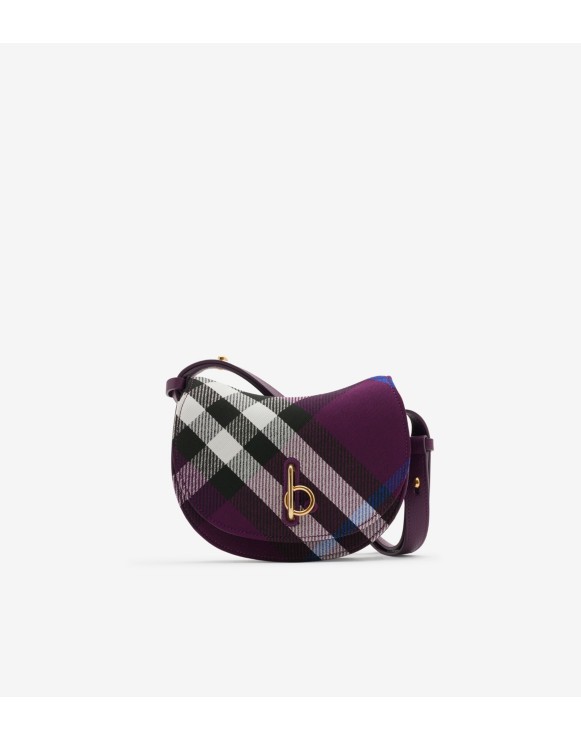 Burberry プローサム 希少デザイン PUV エナメル ショルダーバッグ 