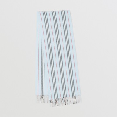 burberry icon stripe cashmere scarf