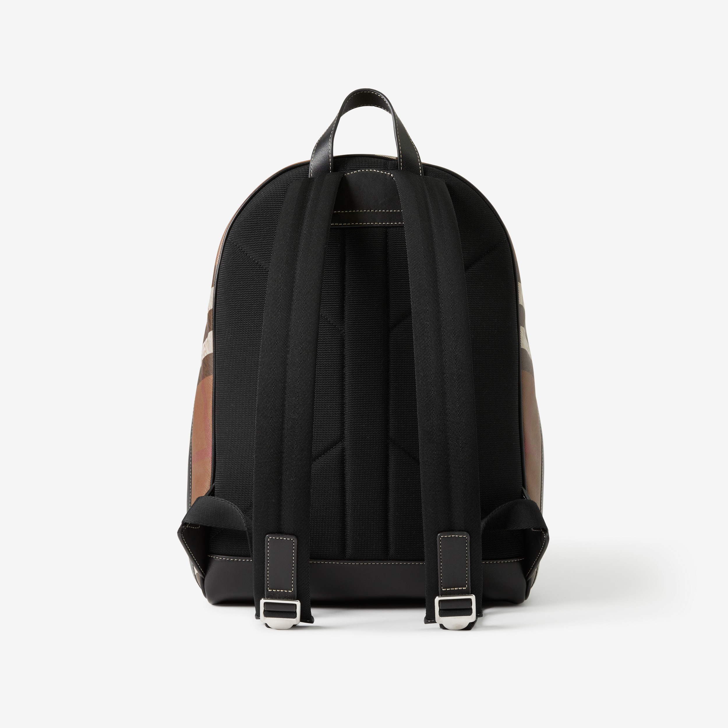 Check Backpack in Dark Birch Brown | Burberry® Official - 3