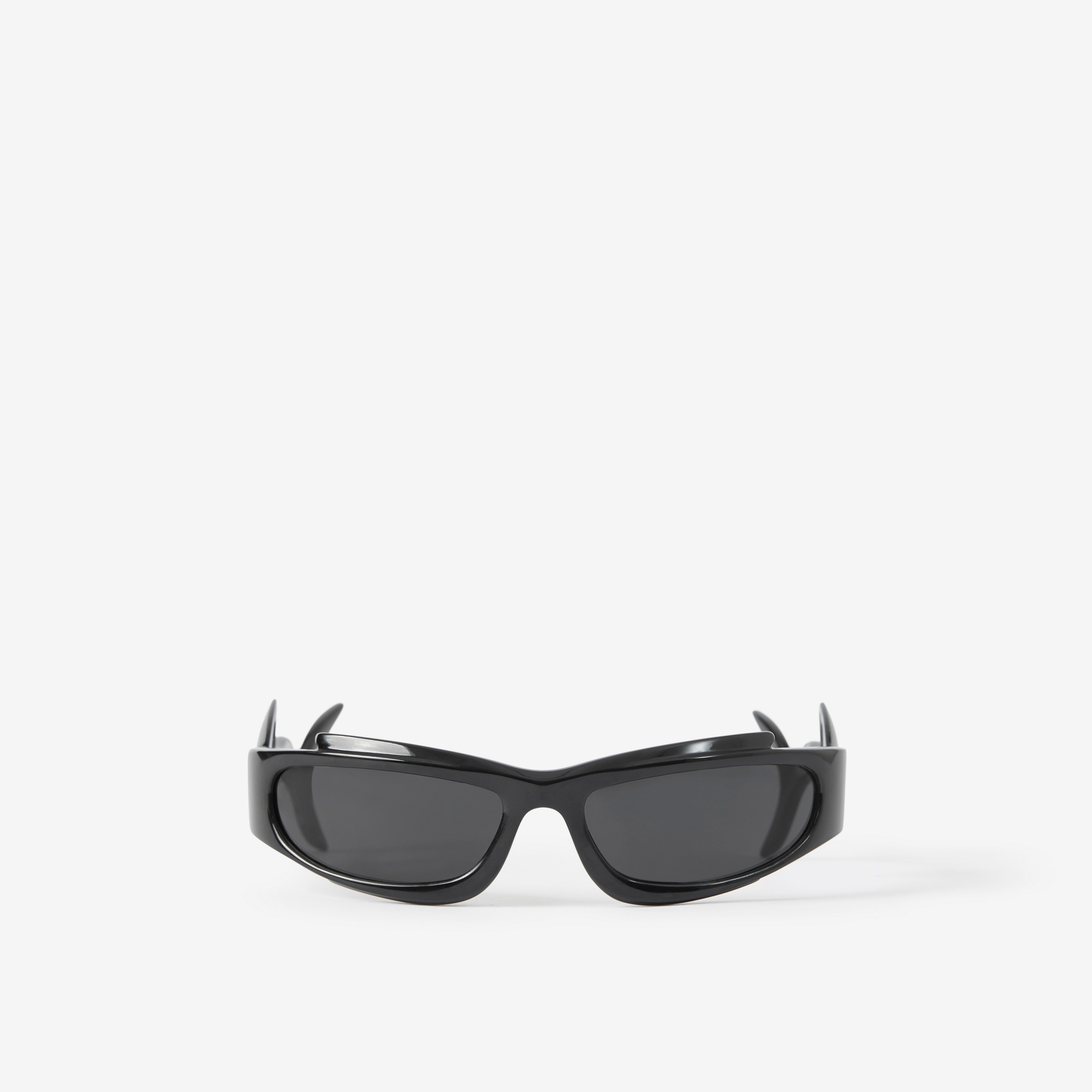 Rectangular Frame Turner Sunglasses in Black | Burberry® Official - 1