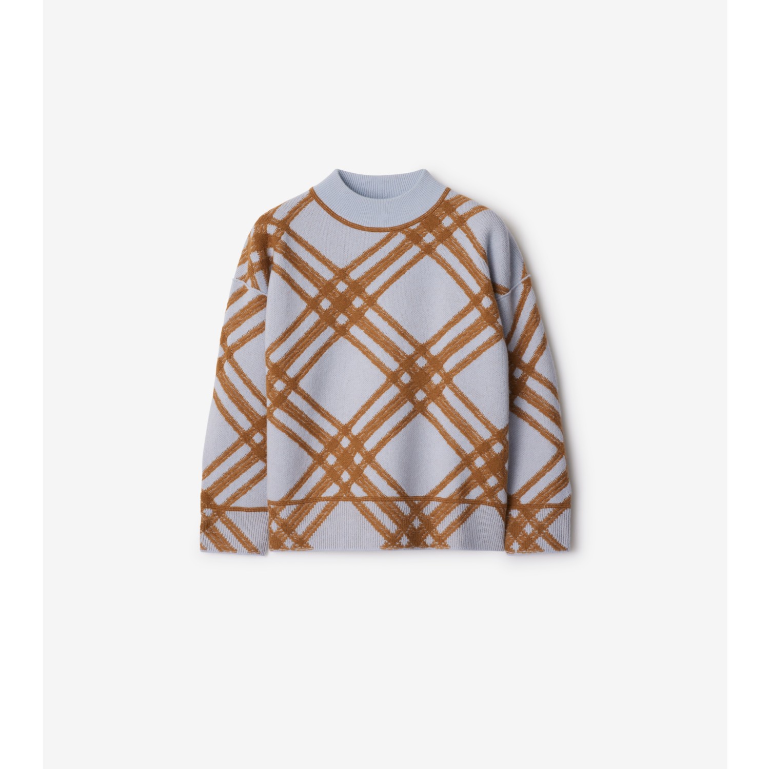 Pullover in lana e cashmere Check