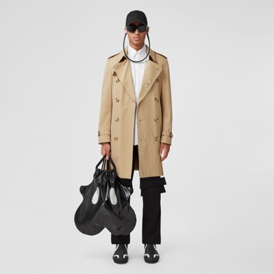 The Mid-length Kensington Heritage Trench Coat in Honey - Men, Cotton ...