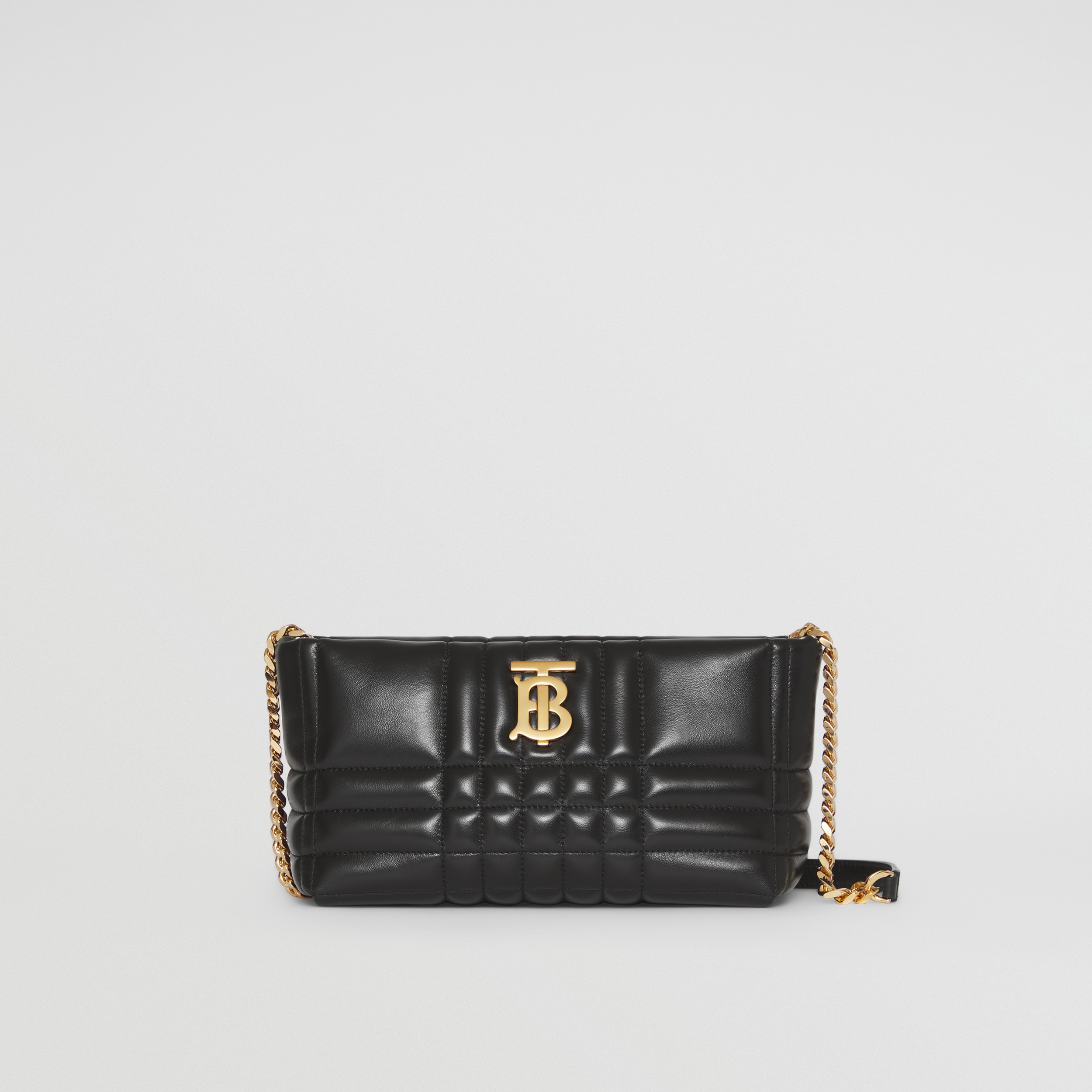Kleine Handtasche „Lola“ aus weichem Lammleder im Steppdesign (Schwarz) - Damen | Burberry® - 1