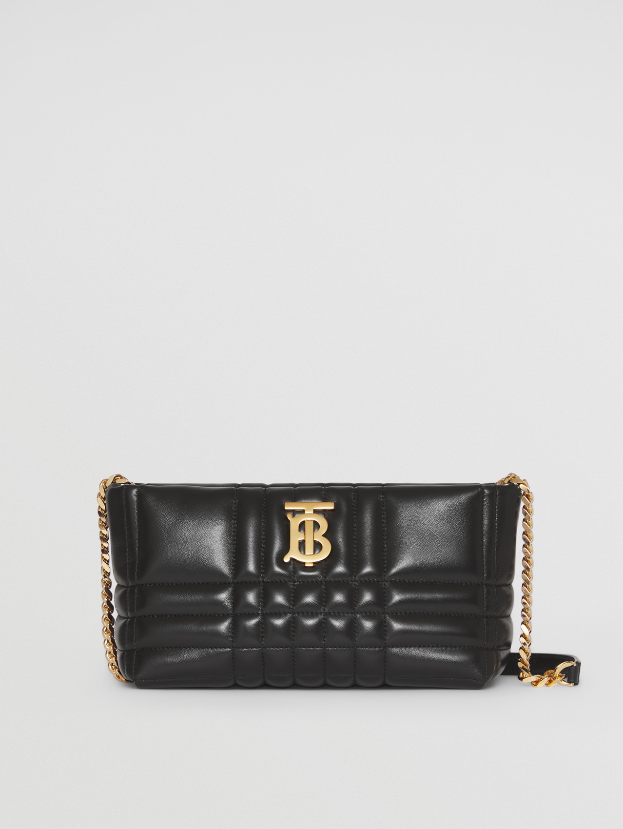Small Quilted Lambskin Soft Lola Bag in Black