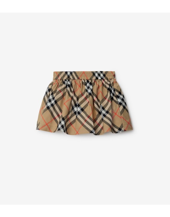 Jupe en coton Check