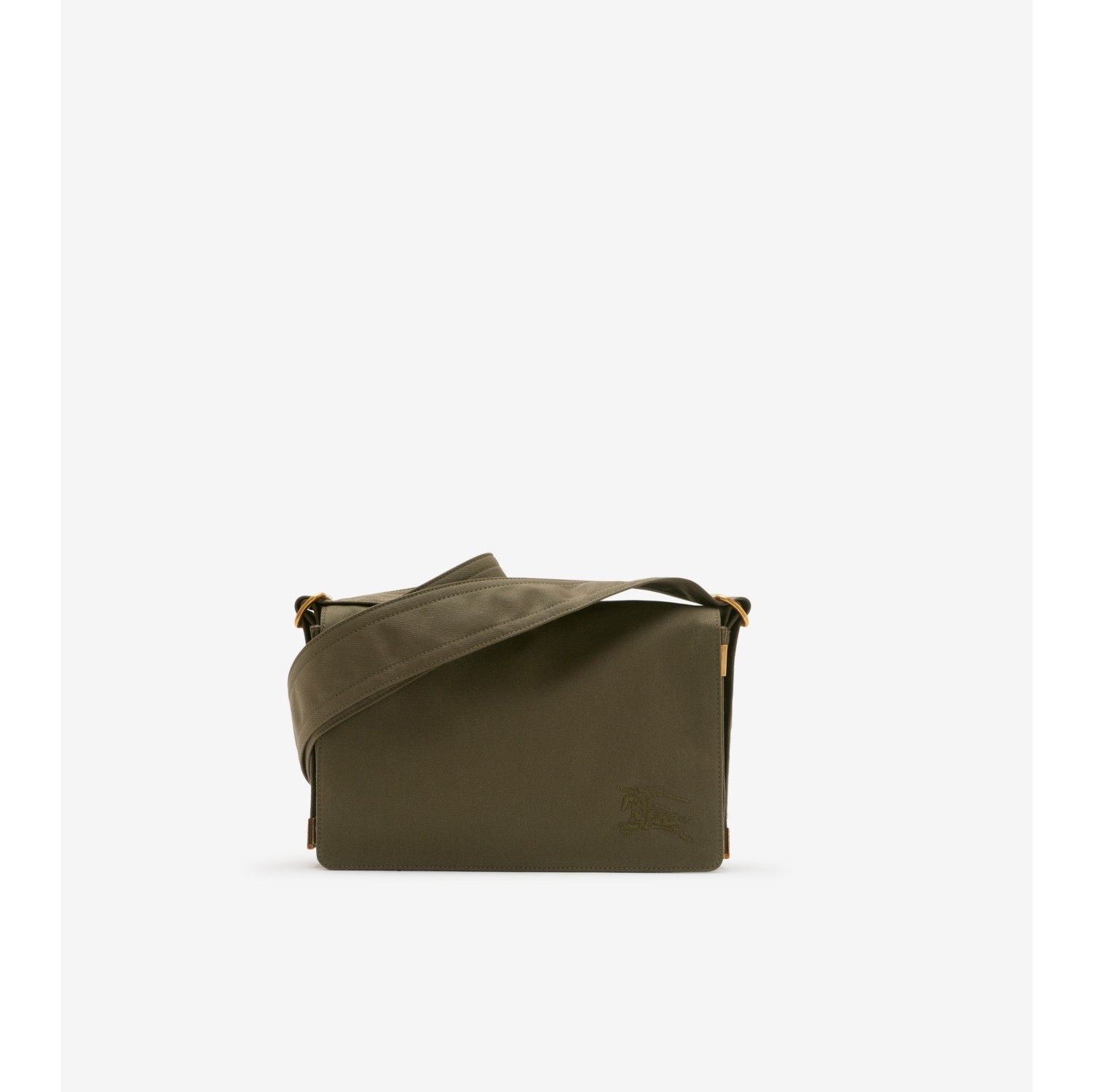 Trench Crossbody Bag in Military Men Cotton Gabardine Burberry Official