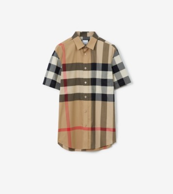 Burberry Check Short-Sleeve Shirt