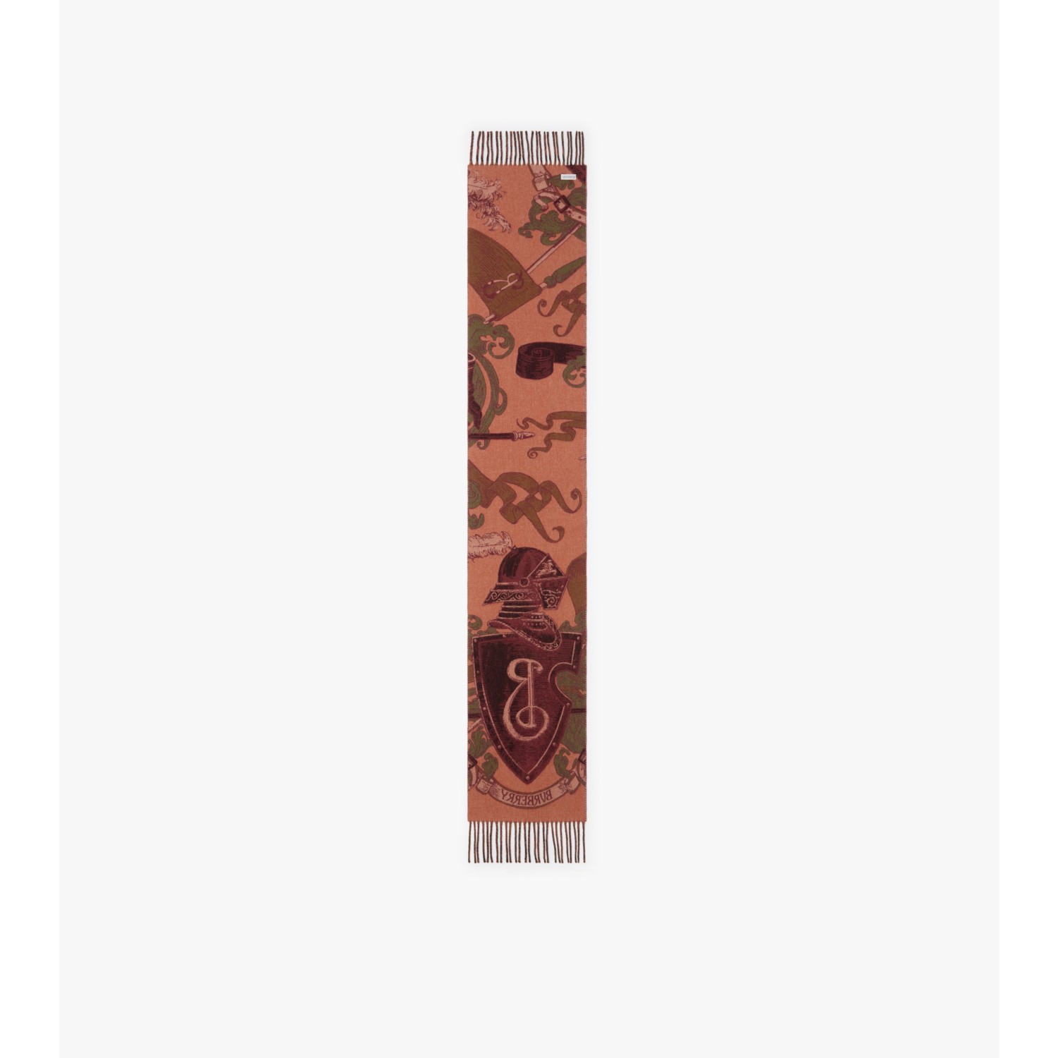 Etched Knight Cashmere Scarf