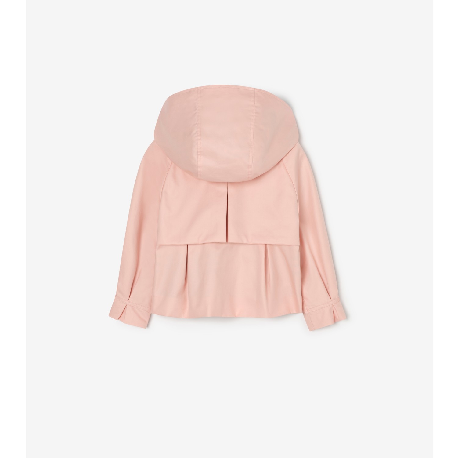 Cotton Hooded Trench Jacket