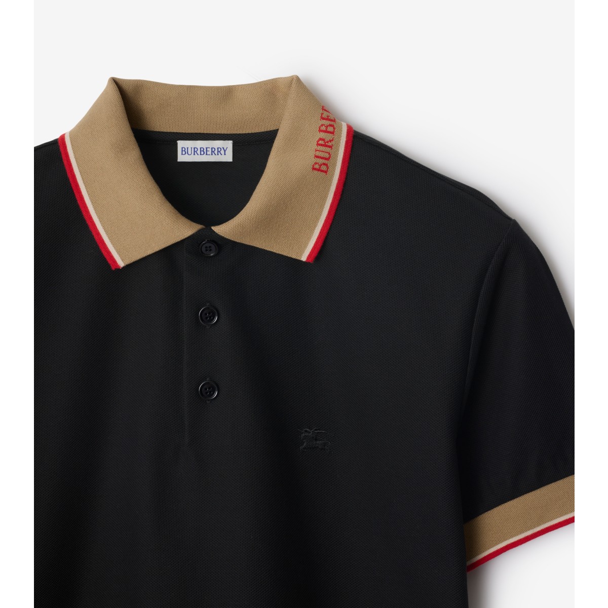  Embroidered Logo Collar Polo Shirt