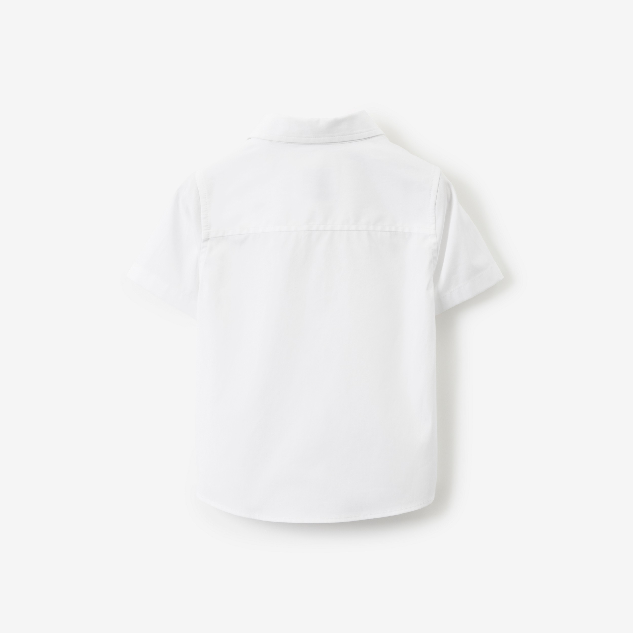 Hemd aus Stretchbaumwolle mit EKD-Motiv (Weiß) - Kinder | Burberry® - 2