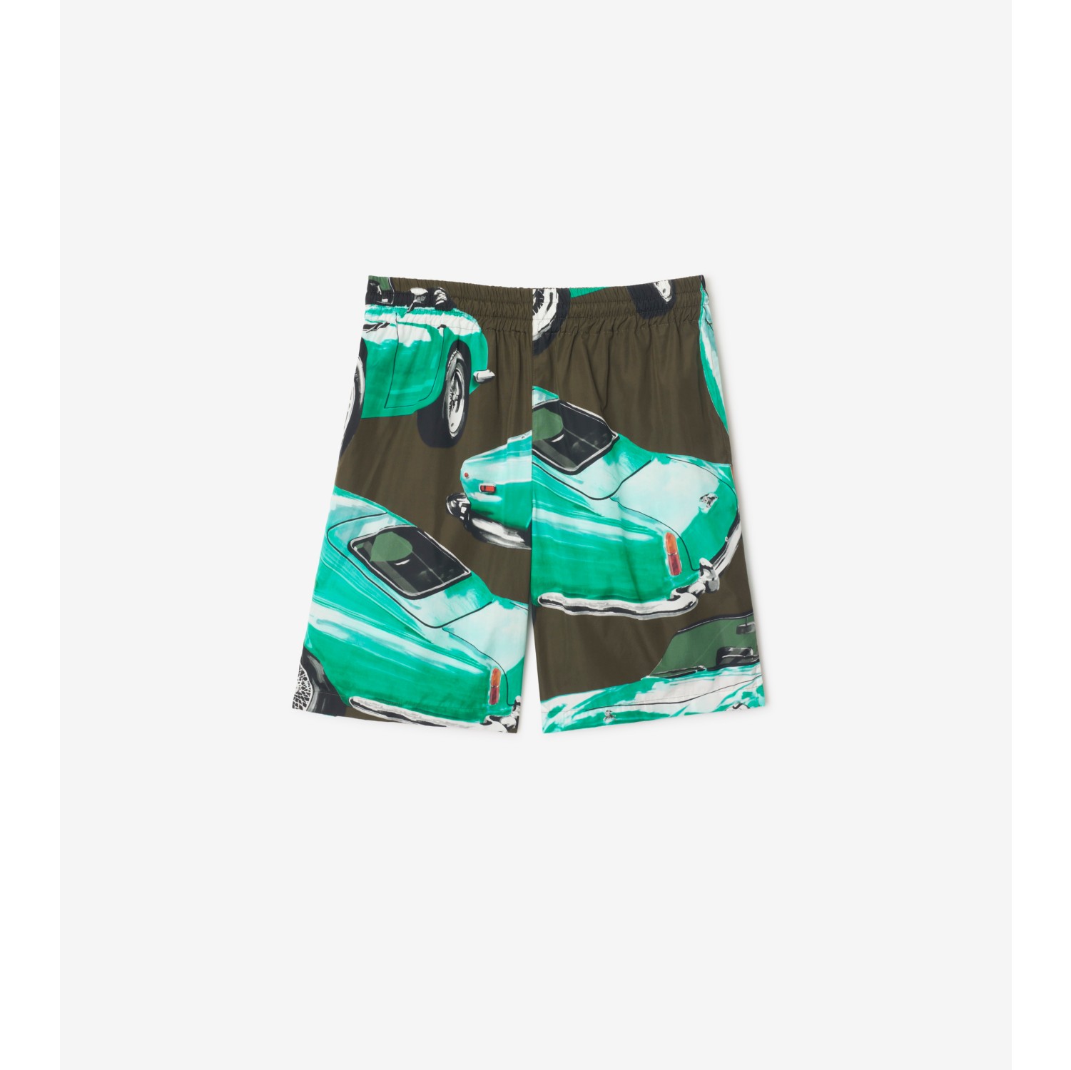 Car Cotton Poplin Shorts