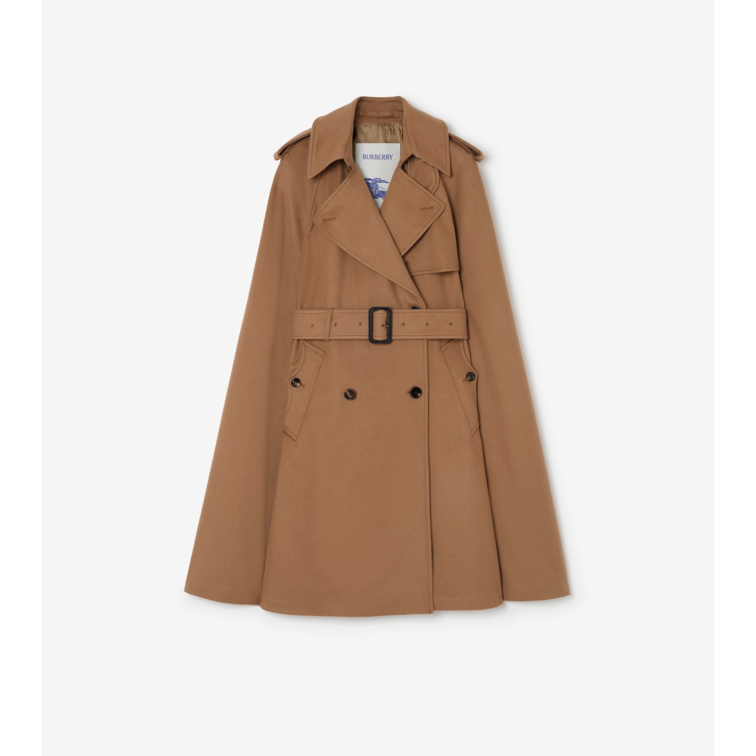 Cashmere Belmont Trench Cape - thumbnail 5