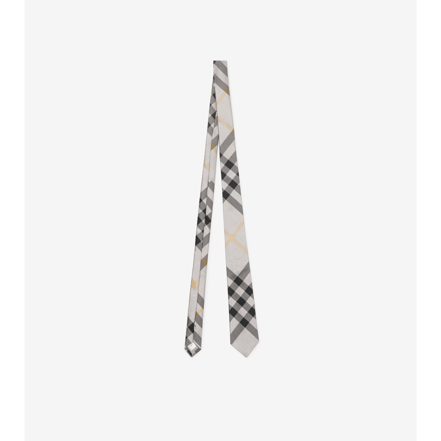 Burberry london check silk tie on sale