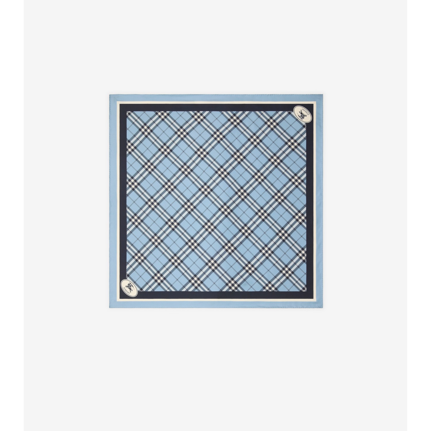 Check Silk Scarf - thumbnail 6