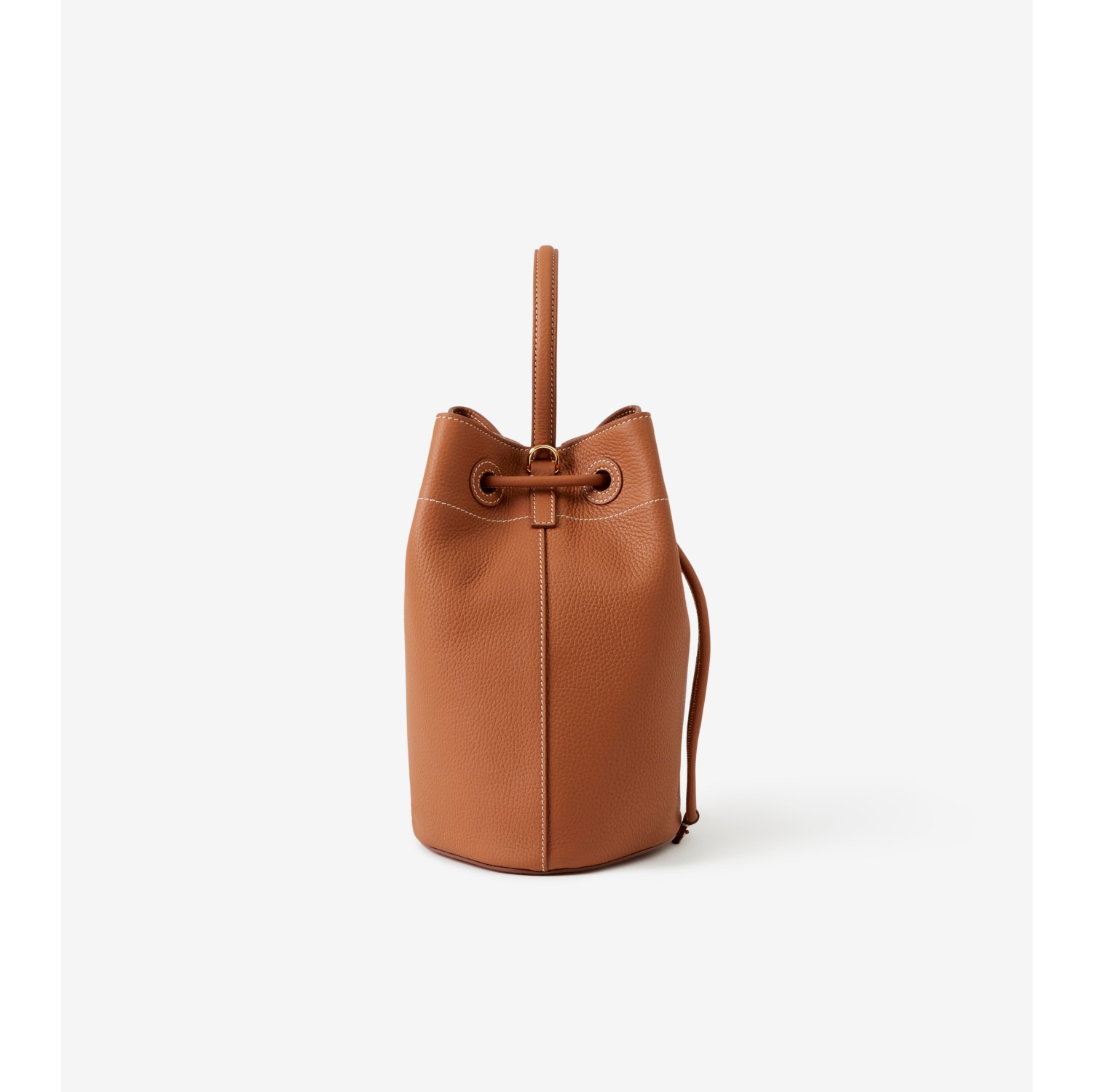 Mini TB Bucket Bag in Natural/malt Brown - Women