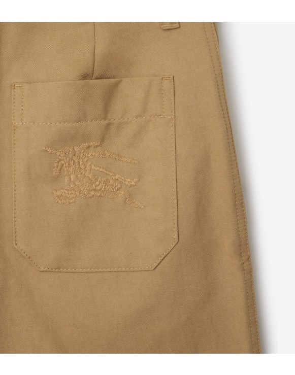 Cotton Blend Shorts
