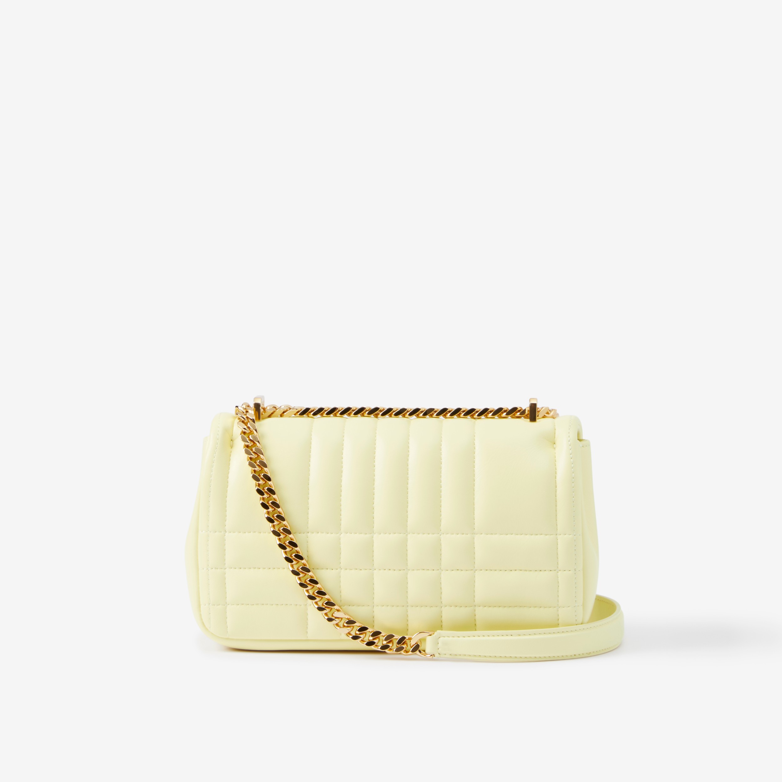 Quilted Leather Small Lola Bag in Cool Lemon - Women | Burberry® Official