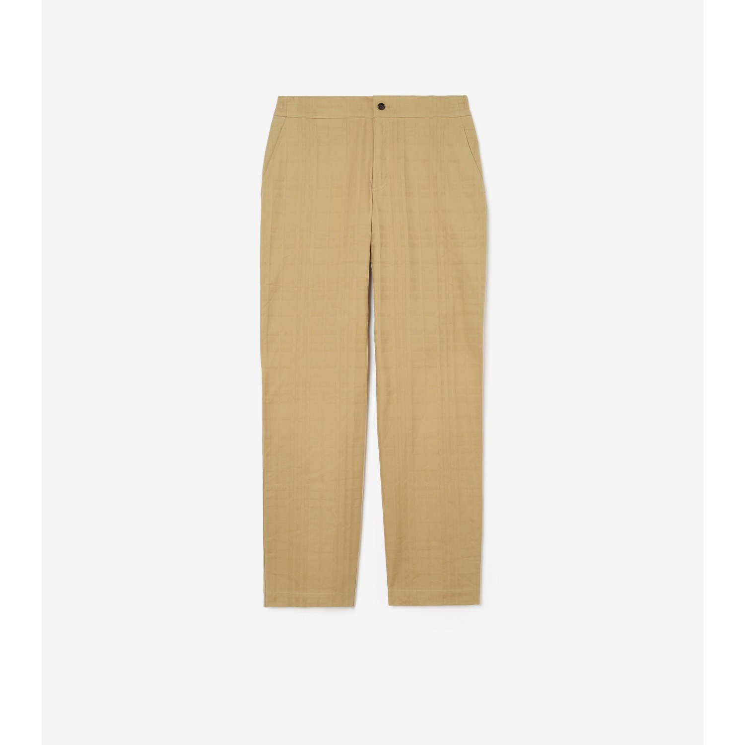 Baumwollhose in strukturiertem Check