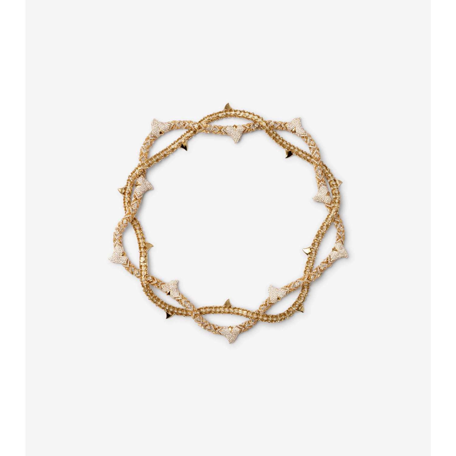 Collar Thorn con pavé