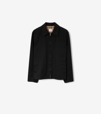 Burberry harrington jacket hot sale black