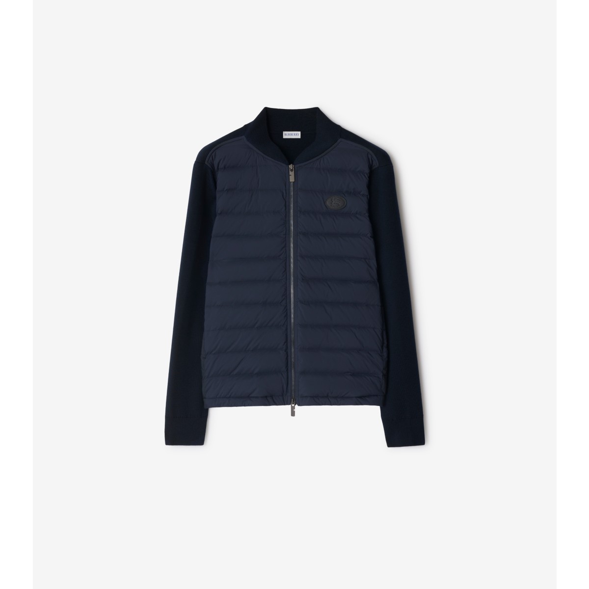  Quilted Nylon and Wool Jacket