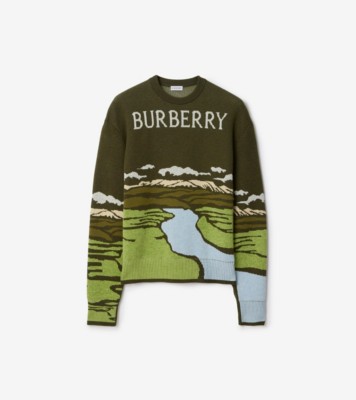 Burberry レーススウェット+ sacai 16aw ニット Sacai スウェットシャツ/セーター - グレー|SCM058381