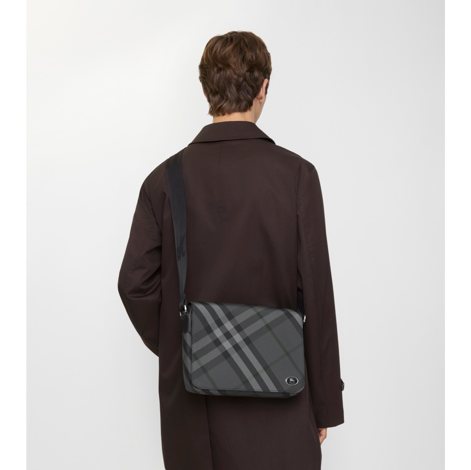 Grid Messenger Bag